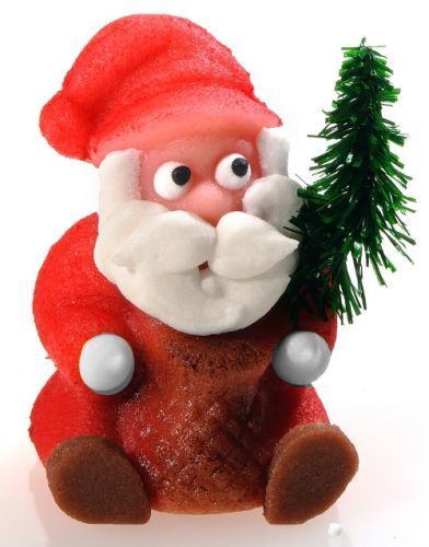 Marzipan Weihnachtsmann sitzend 30 g