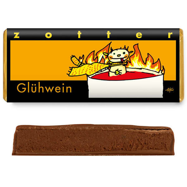 Zotter Handgeschöpfte Schokolade "Glühwein" 70 g