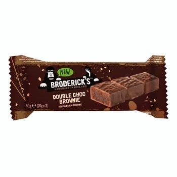 Broderick's Cake Bar Brownie Chocolate Coating Minikuchenriegel 60 g