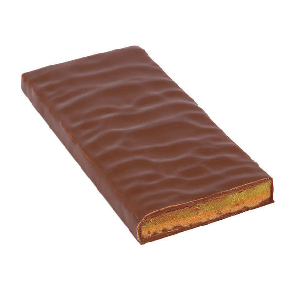 Zotter Handgeschöpfte Schokolade Gewürzmarzipan auf Zimtnougat  70 g