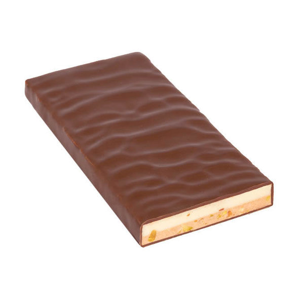 Zotter Handgeschöpfte Schokolade»Kulfi« Pistazien, Mandeln und Kardamom  70 g